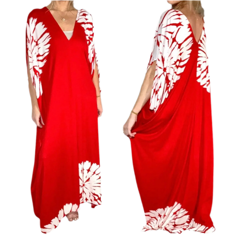 Carnation Tie Dye Caftan