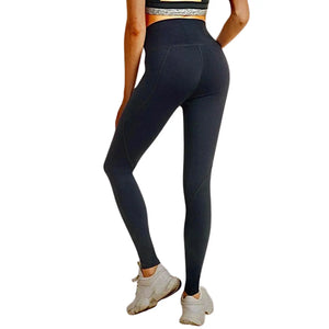 Mono B Tapered Band Essential Solid High-Waist Leggings Mono B