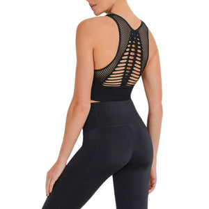 Mono B- Laser Cut Seamless Sports Bra Mono B