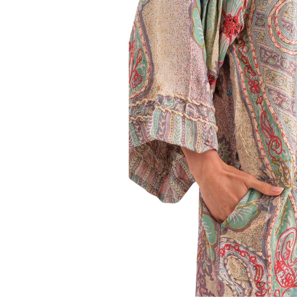 Paisley Blossom Stitch Kimono