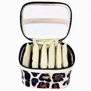 Getaway Jewelry Case- Cream Leopard