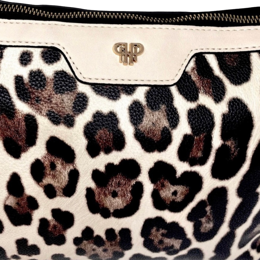 Getaway LITT Makeup Case in Cream Leopard